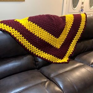 Hand crochet quilt/throw